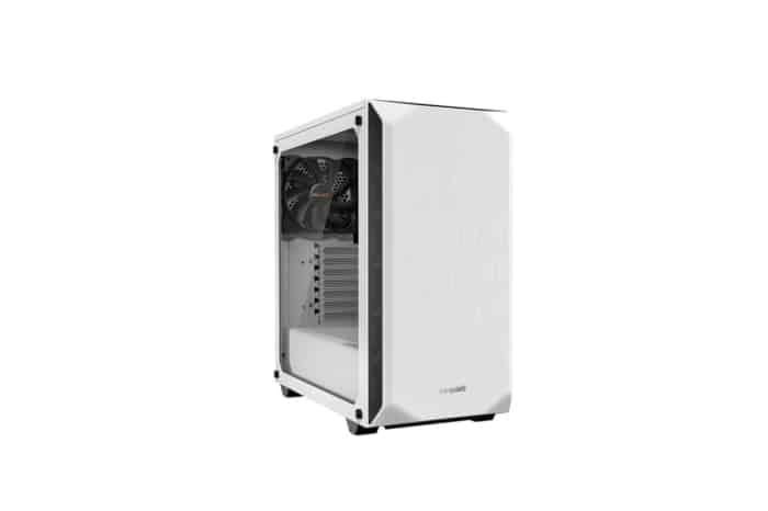 Be Quiet! Pure Base 500 White TG Angled Front View