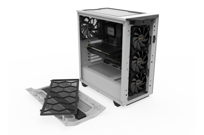 Be Quiet! Pure Base 500DX White Fans View