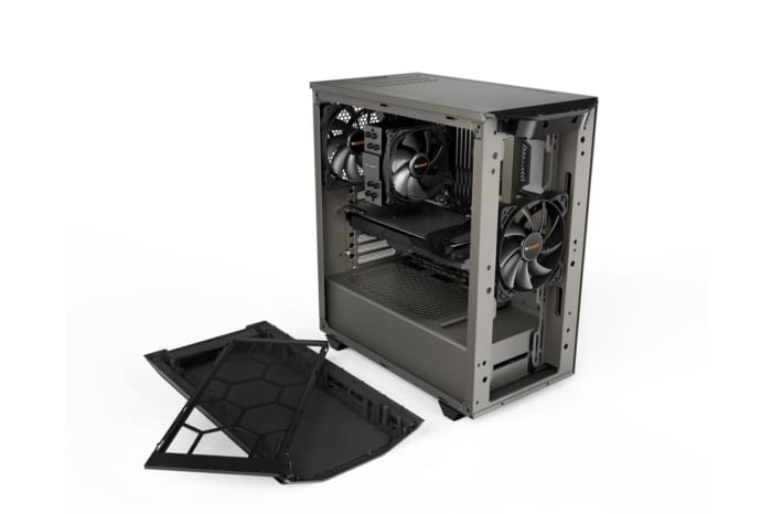 Be Quiet! Pure Base 500 Metallic Grey Fans View