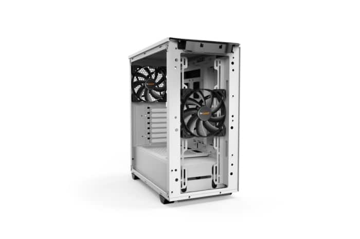 Be Quiet! Pure Base 500 White Angled Front View