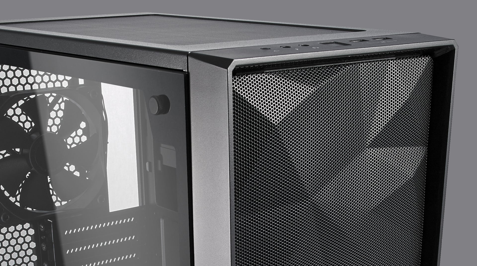 Fractal Design Meshify C Light TG Cover View