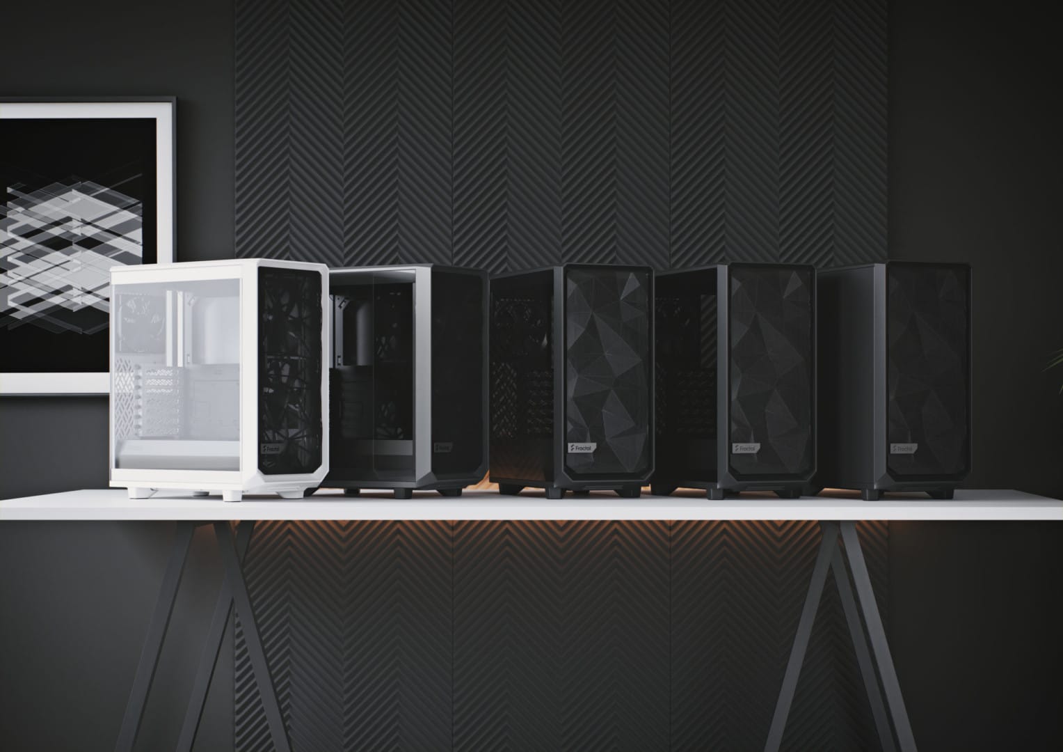 Fractal Design Meshify 2 Compact Black Solid Cover View
