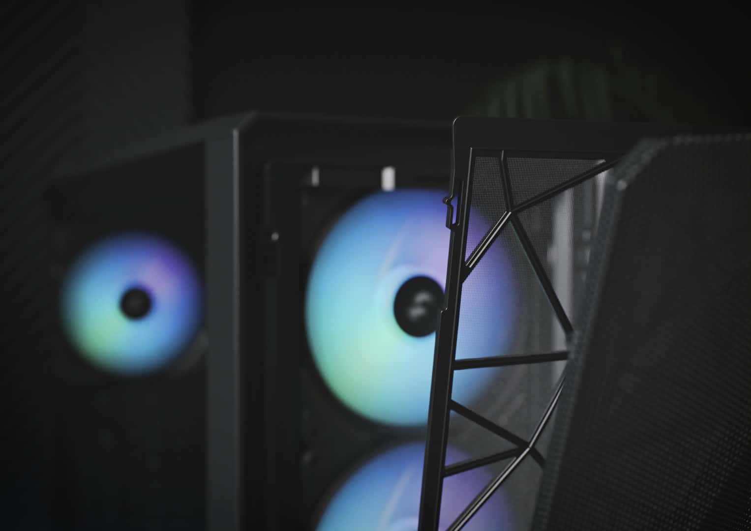 Fractal Design Meshify 2 RGB Light TG Cover View