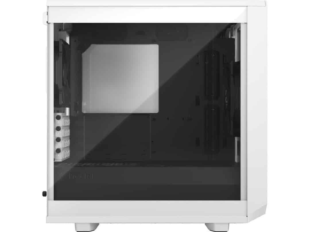Fractal Design Meshify 2 Mini White TG Side View
