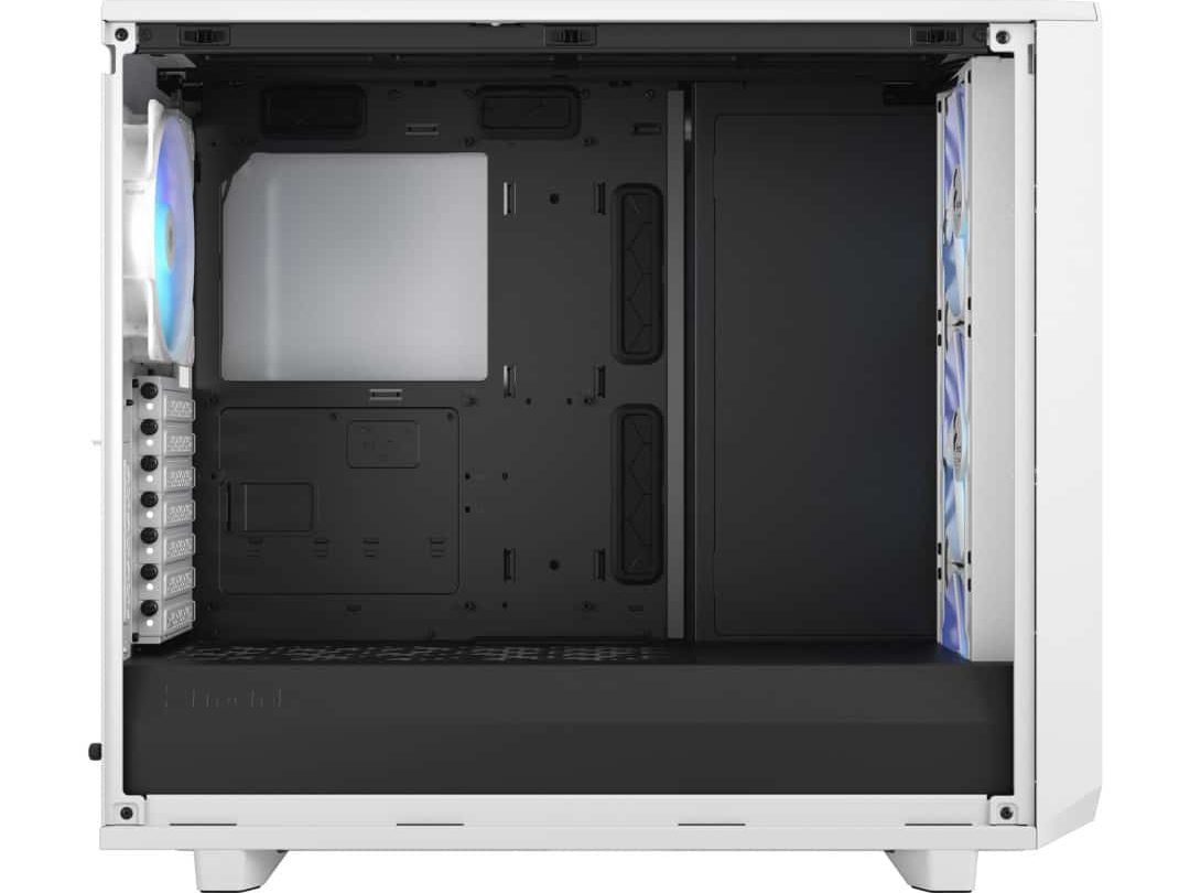 Fractal Design Meshify 2 RGB White TG Side View
