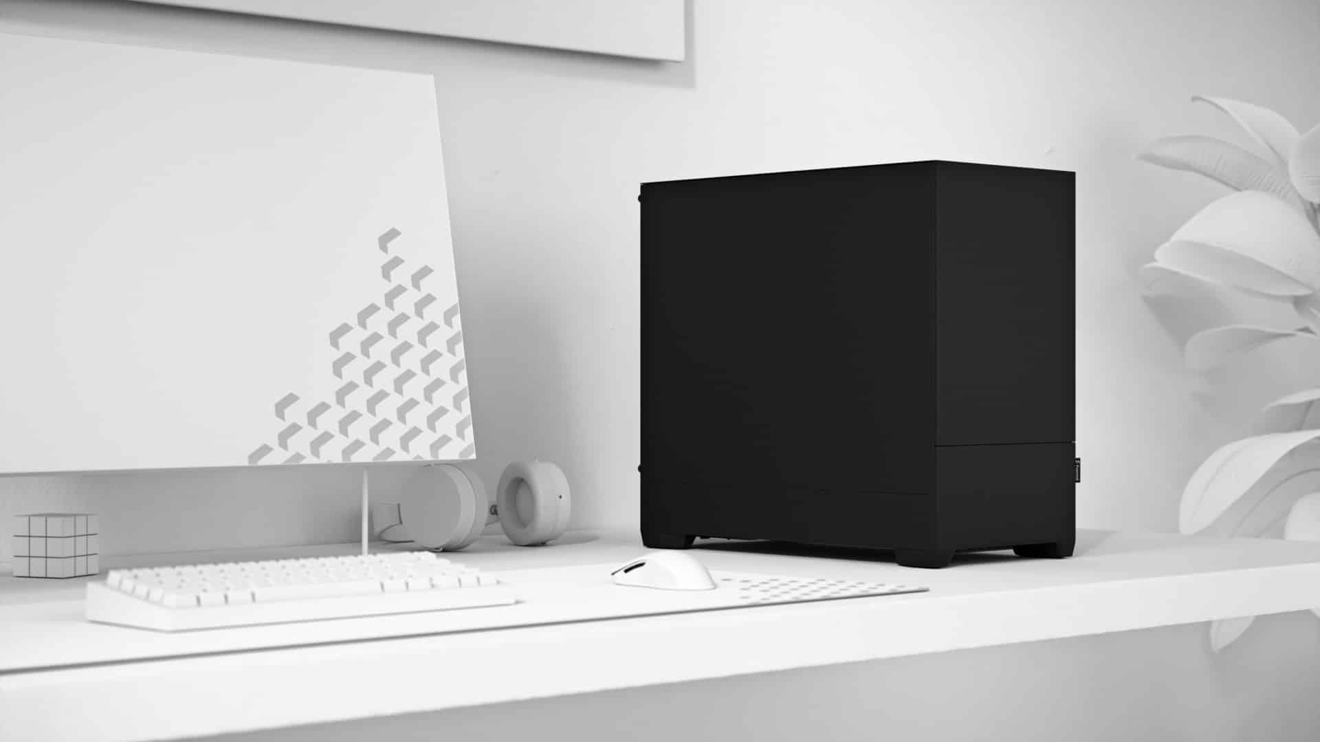 Fractal Design Pop Mini Silent Black Solid Cover View