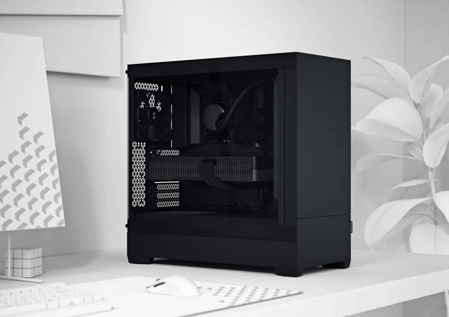 Fractal Design Pop Silent Black TG Cover View
