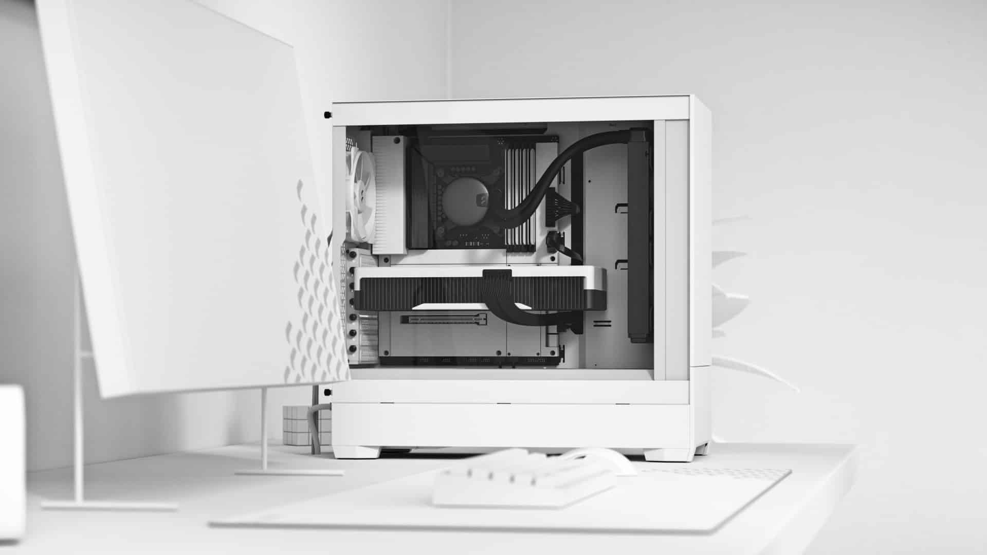 Fractal Design Pop Silent White TG Cover View