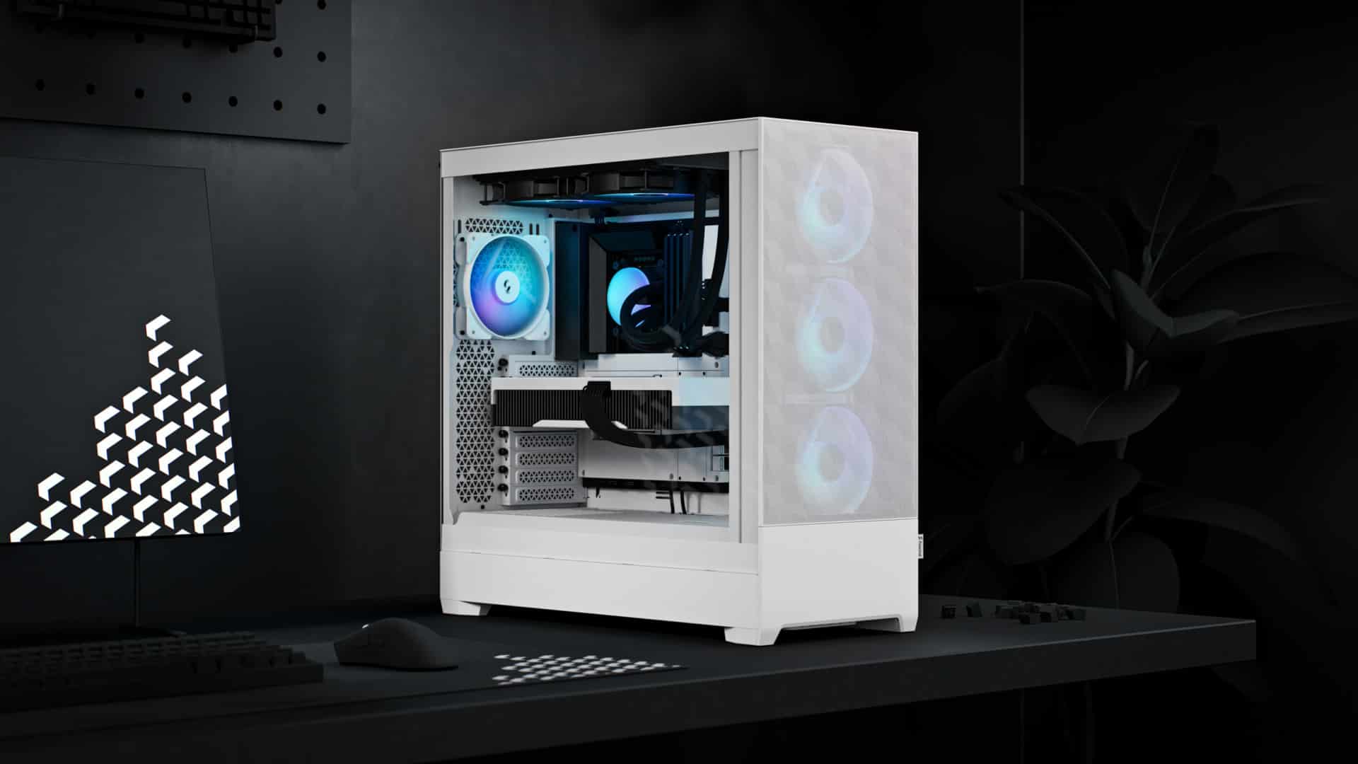 Fractal Design Pop XL Air RGB White TG Cover View