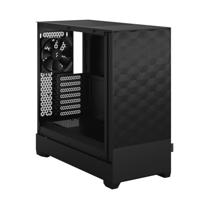 Fractal Design Pop Air Black Solid Angled Front View