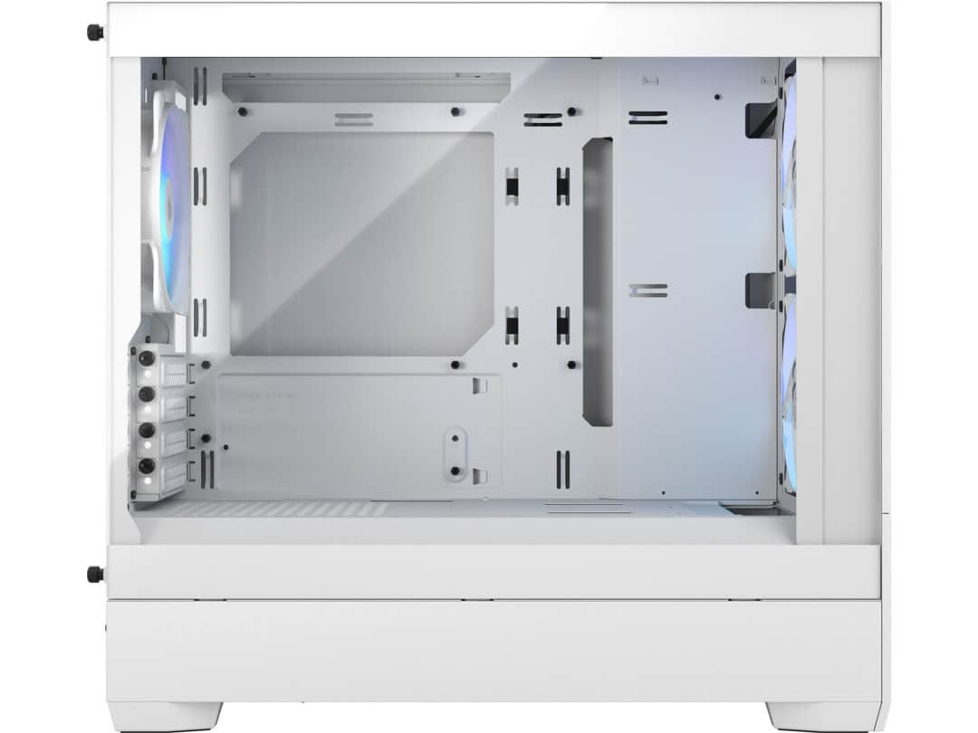 Fractal Design Pop Mini Air RGB White TG Side View