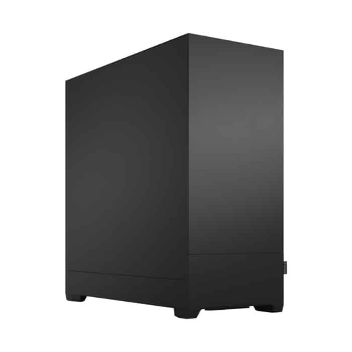 Fractal Design Pop XL Silent Black Solid Angled Front View