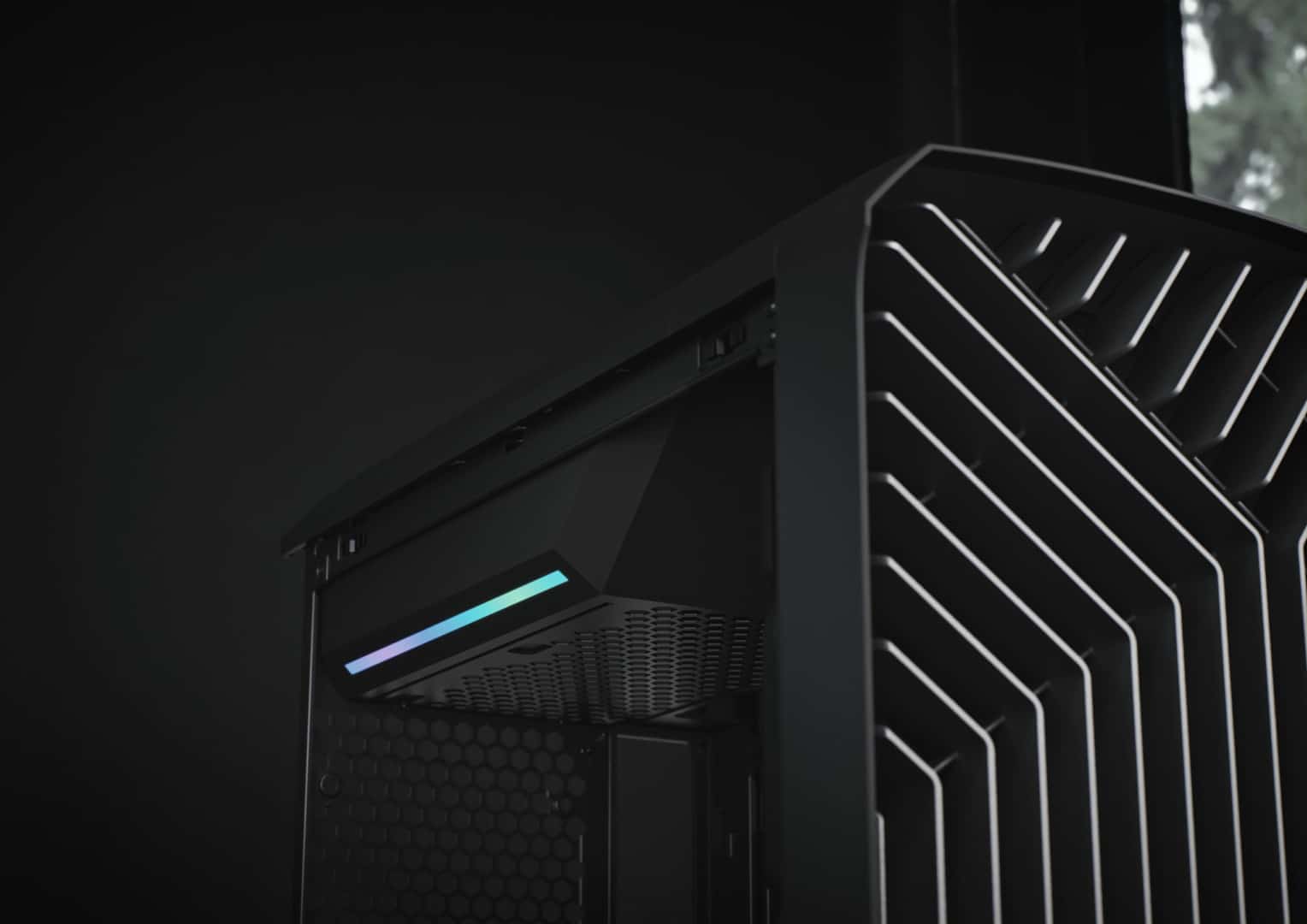 Fractal Design Torrent Nano Dark TG Cover View