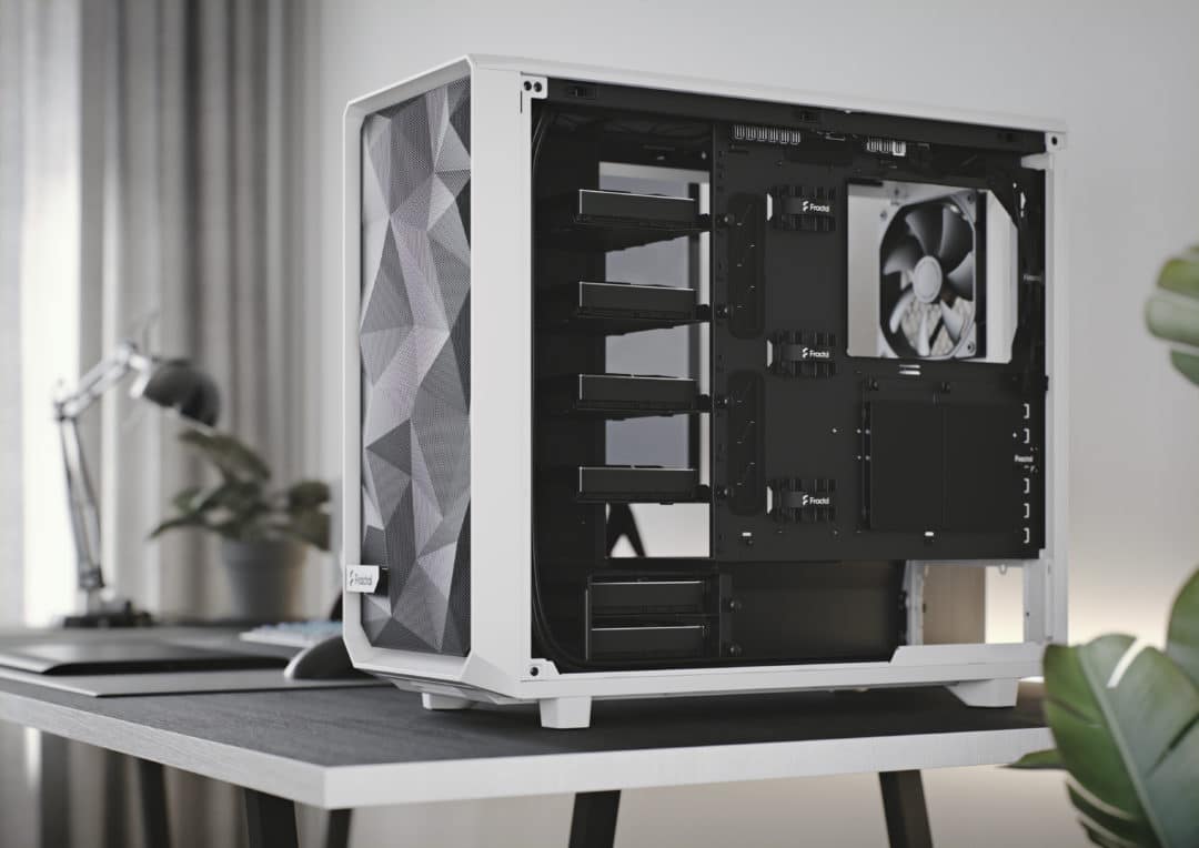 Fractal Design Meshify 2 White TG Cover View