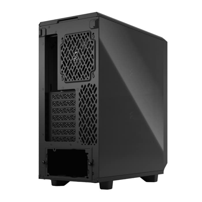 Fractal Design Meshify 2 Compact Dark TG Angled Back View
