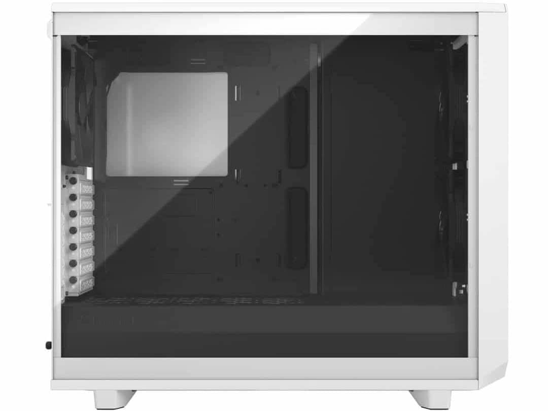 Fractal Design Meshify 2 White TG Side View
