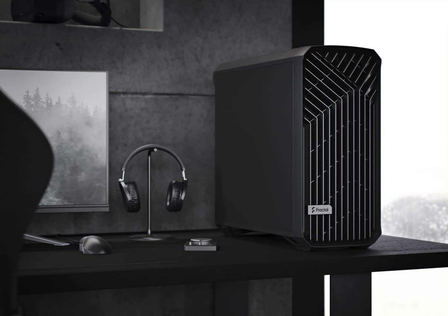 Fractal Design Torrent Black Solid Cover View