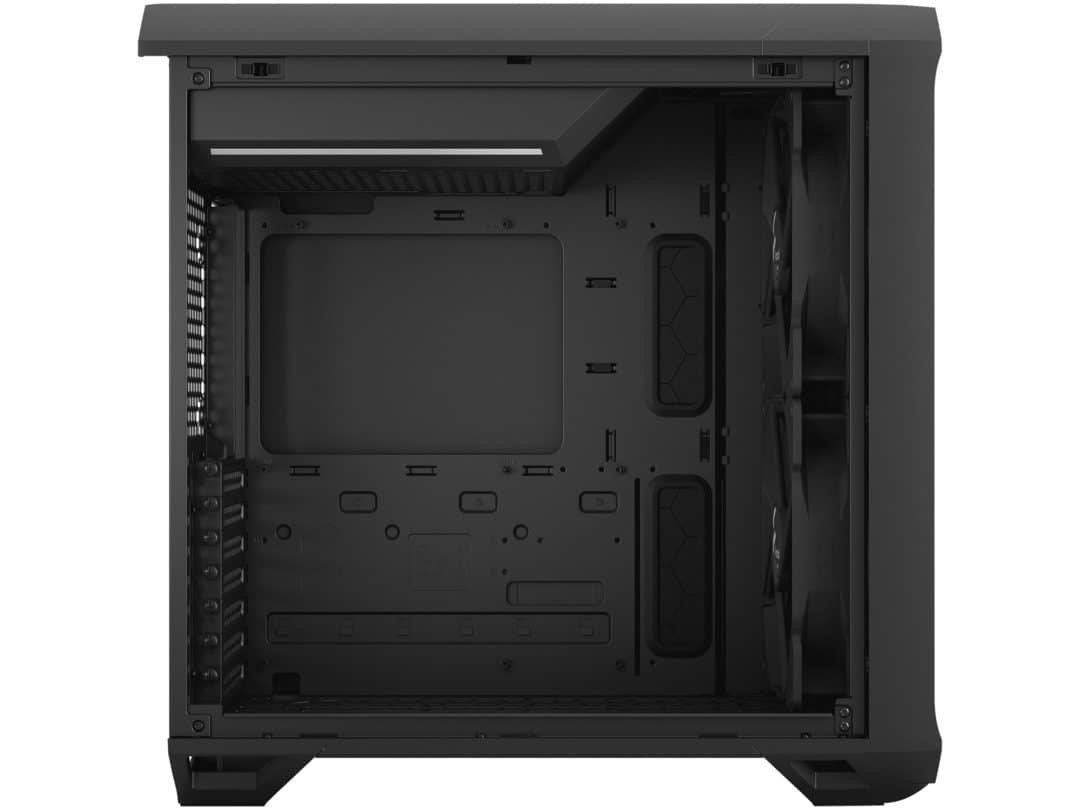 Fractal Design Torrent Compact Black Solid Side View