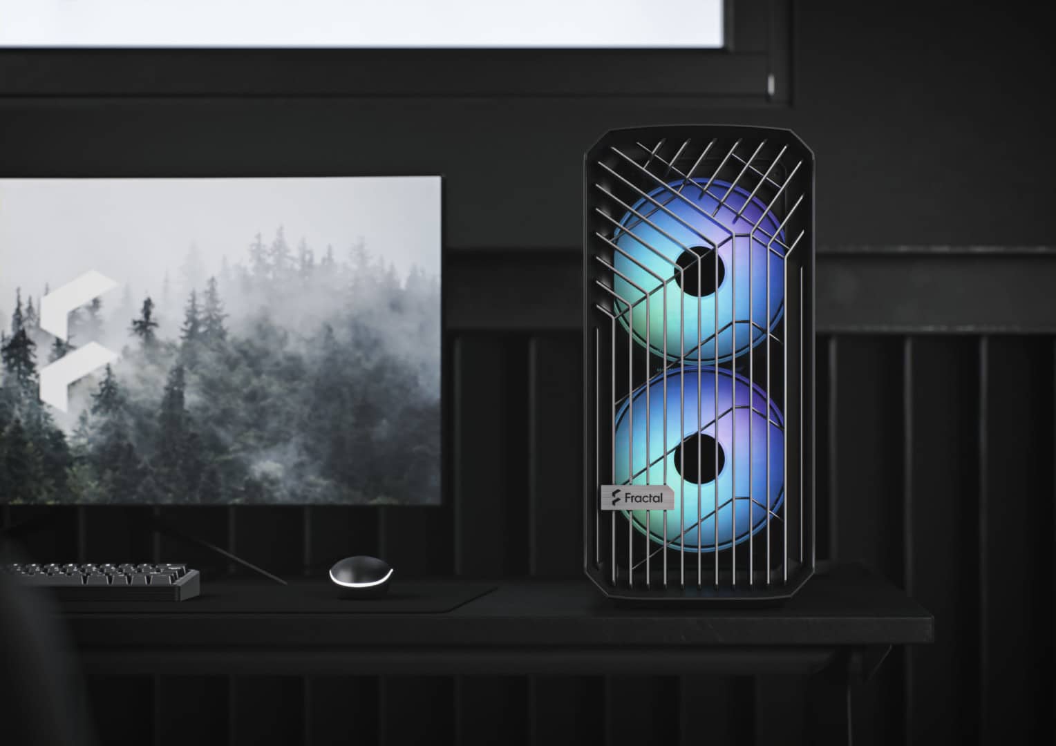 Fractal Design Torrent Compact Light TG RGB Cover View