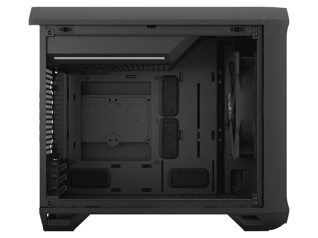 Fractal Design Torrent Nano Black Solid Side View