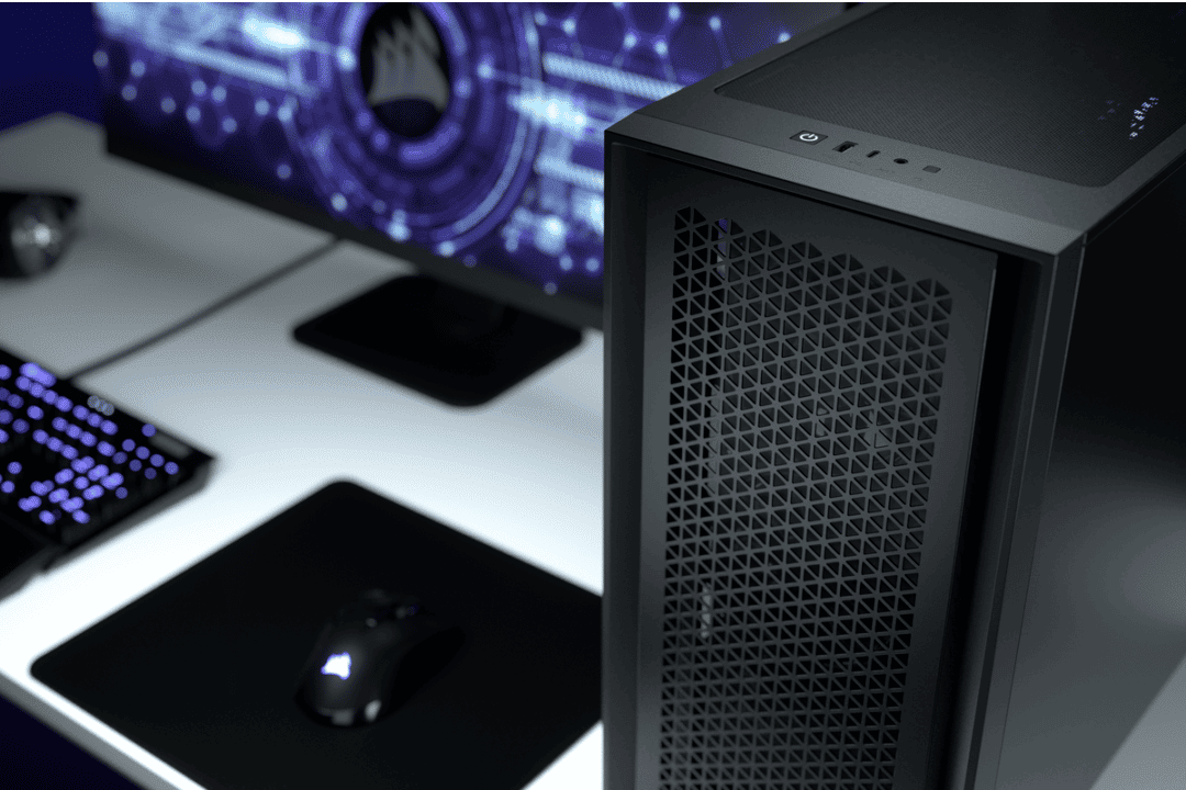 Corsair 4000D Airflow Black Cover View