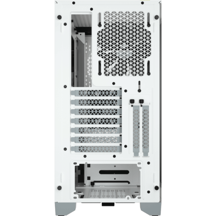 Corsair 4000D Airflow White Rear View