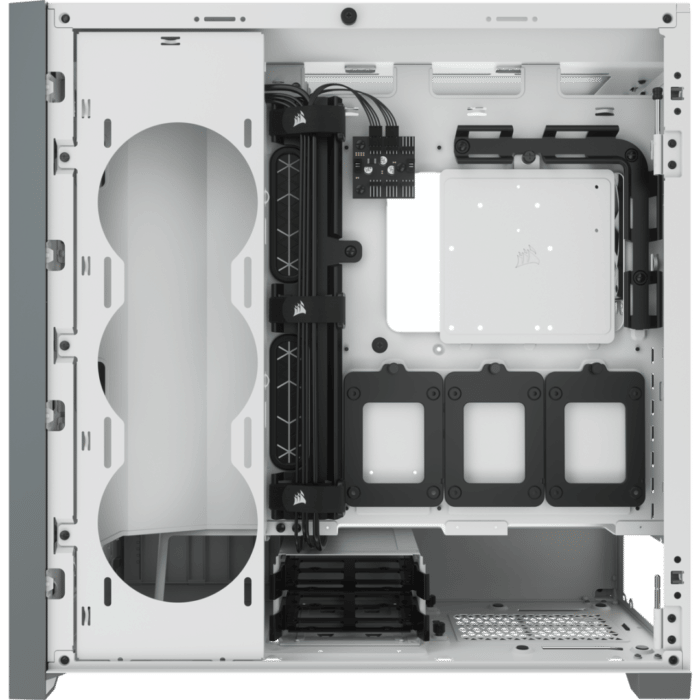 Corsair 5000D Airflow White Side View