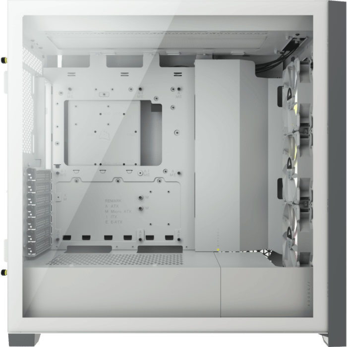 Corsair iCUE 5000X RGB White Side View