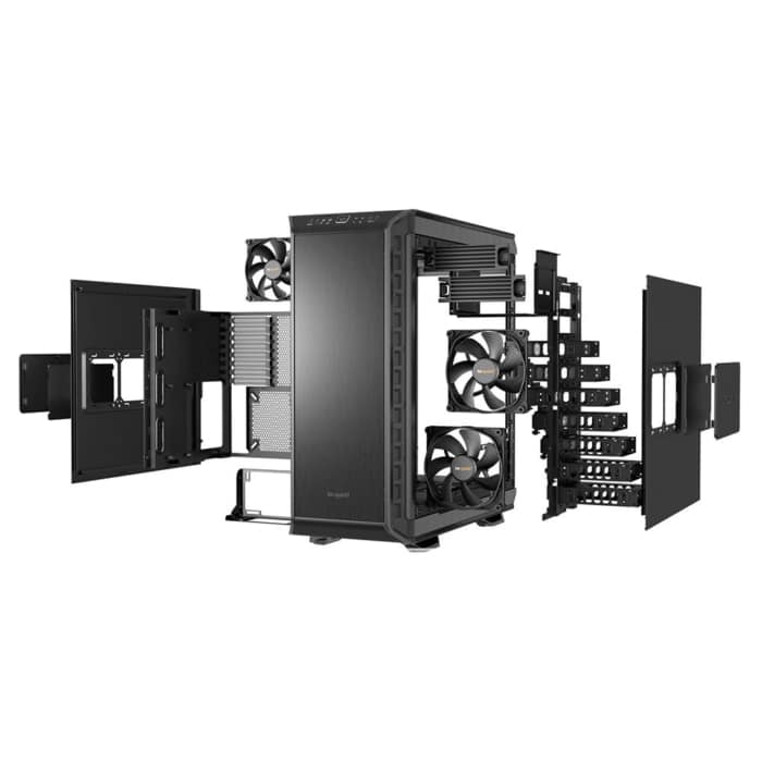 Be Quiet! Dark Base 900 Black Angled Front View