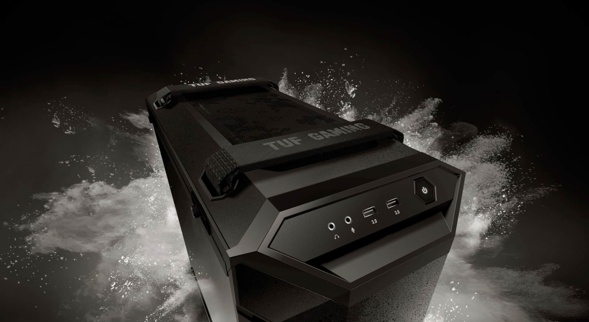 Asus TUF Gaming GT501 Black Cover View