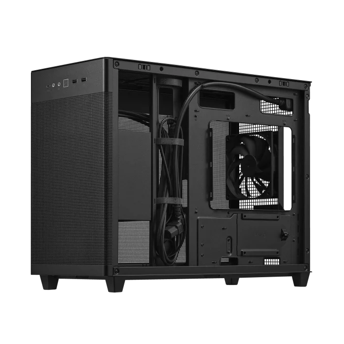 Asus Prime AP201 Black Angled Side View