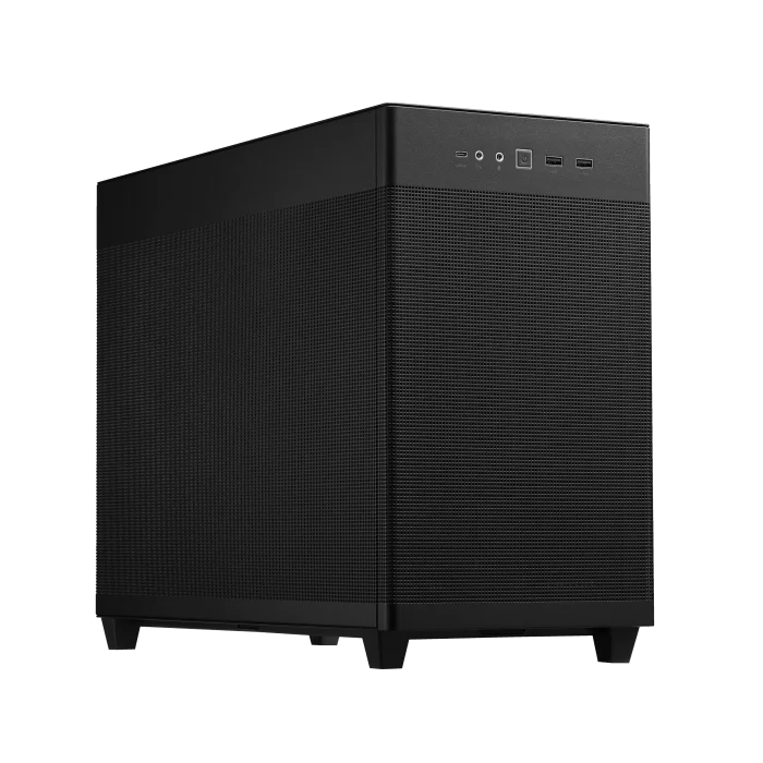 Asus Prime AP201 Black Angled Front View