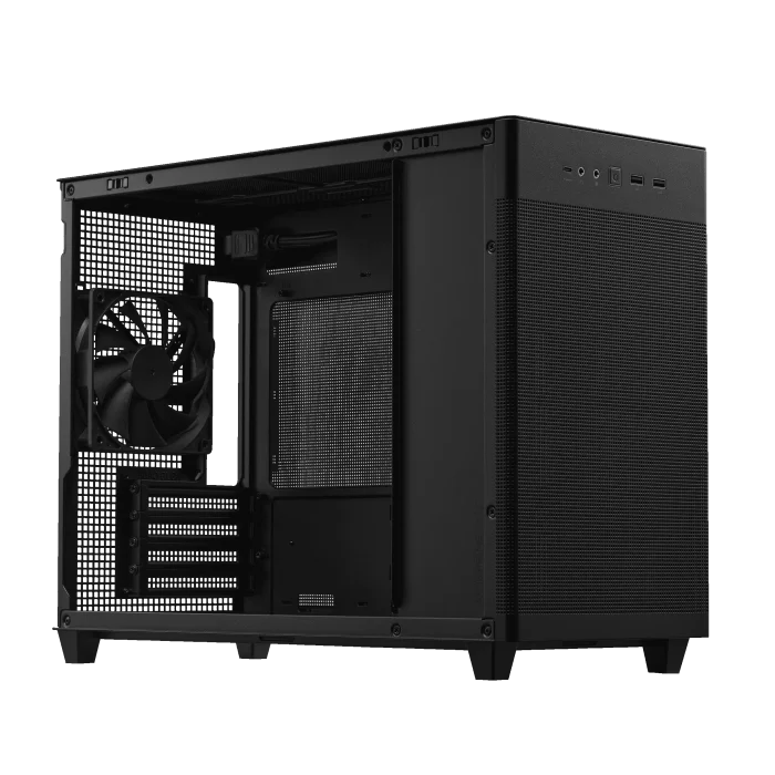 Asus Prime AP201 Black Angled Side View