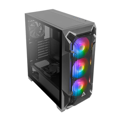 Antec DF600 FLUX RGB Angled Top View