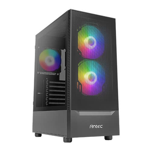 Antec NX410 Black Angled Front View