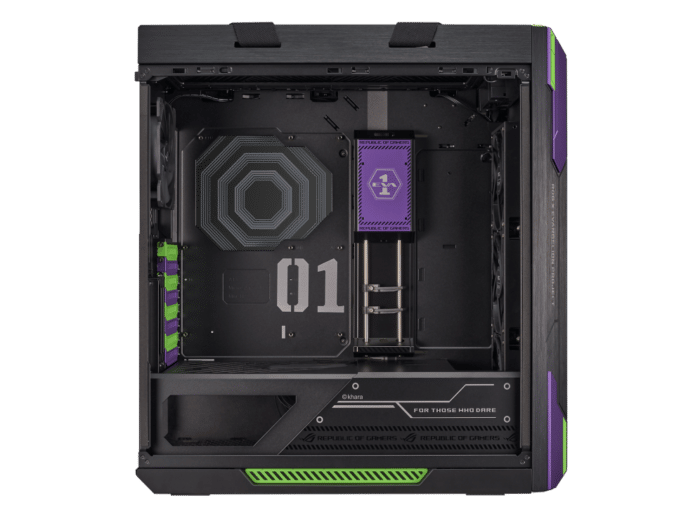 Asus ROG Strix Helios EVA Edition Side View