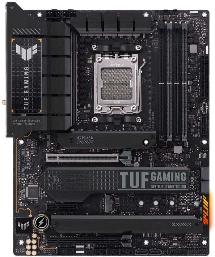 ASUS TUF Gaming X670E-Plus WiFi Flat Front View