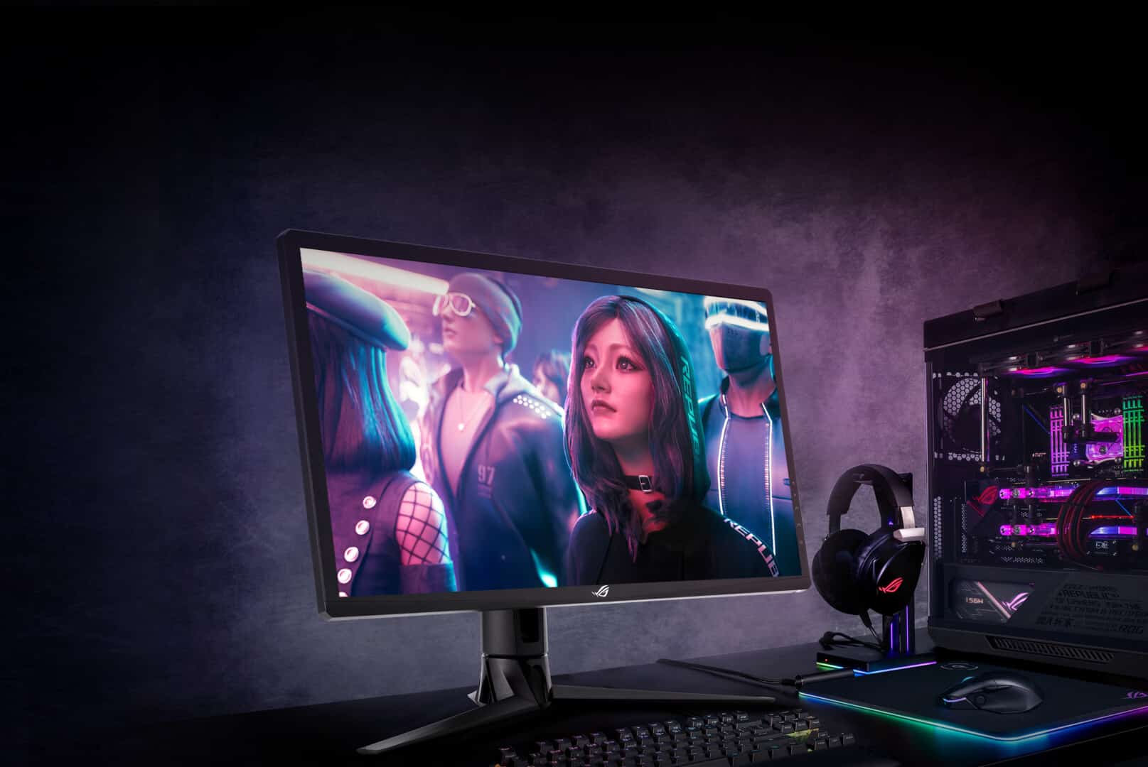 Asus ROG Strix XG27UQR Cover View