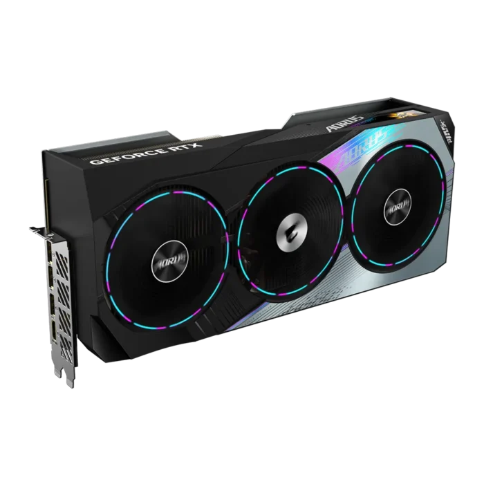 Gigabyte AORUS NVIDIA GeForce RTX 4090 MASTER 24GB Angled Front View