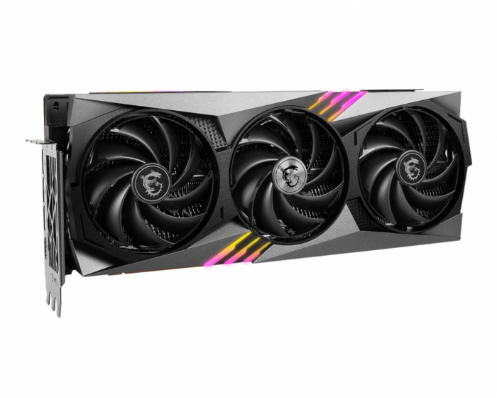 MSI NVIDIA GeForce RTX 4090 Gaming X Trio Angled Front View