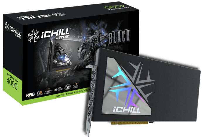 Inno3D NVIDIA GeForce RTX 4090 ICHILL BLACK Box View