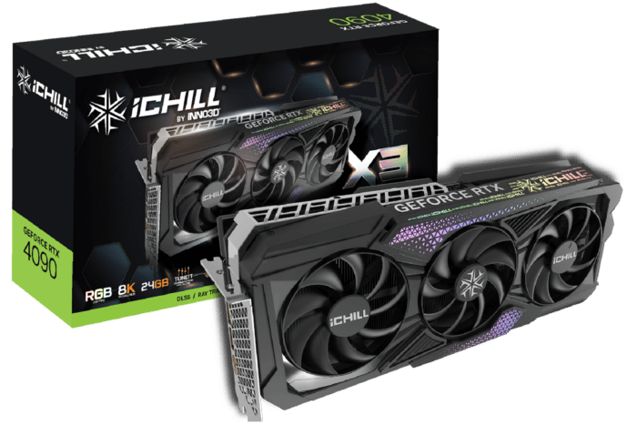 Inno3D NVIDIA GeForce RTX 4090 ICHILL X3 Box View