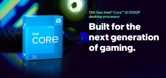 Intel Core i3-12100F Cover View
