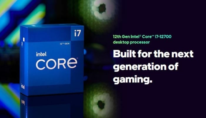 Intel Core i7-12700 Cover View