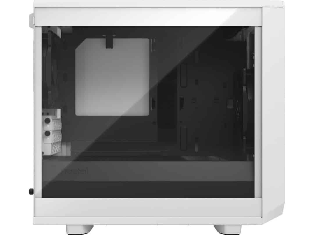 Fractal Design Meshify 2 Nano White TG Side View