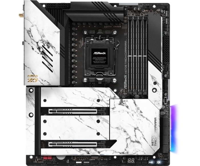 ASRock X670E Taichi Carrara Flat Front View