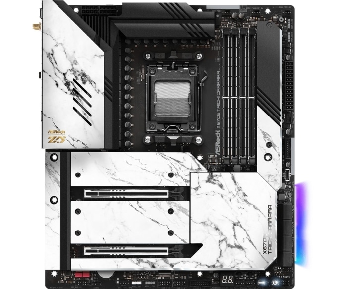 ASRock X670E Taichi Carrara Flat Front View