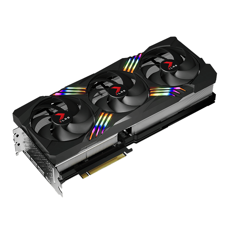 PNY NVIDIA GeForce RTX 4090 VERTO EPIC-X Angled Front View