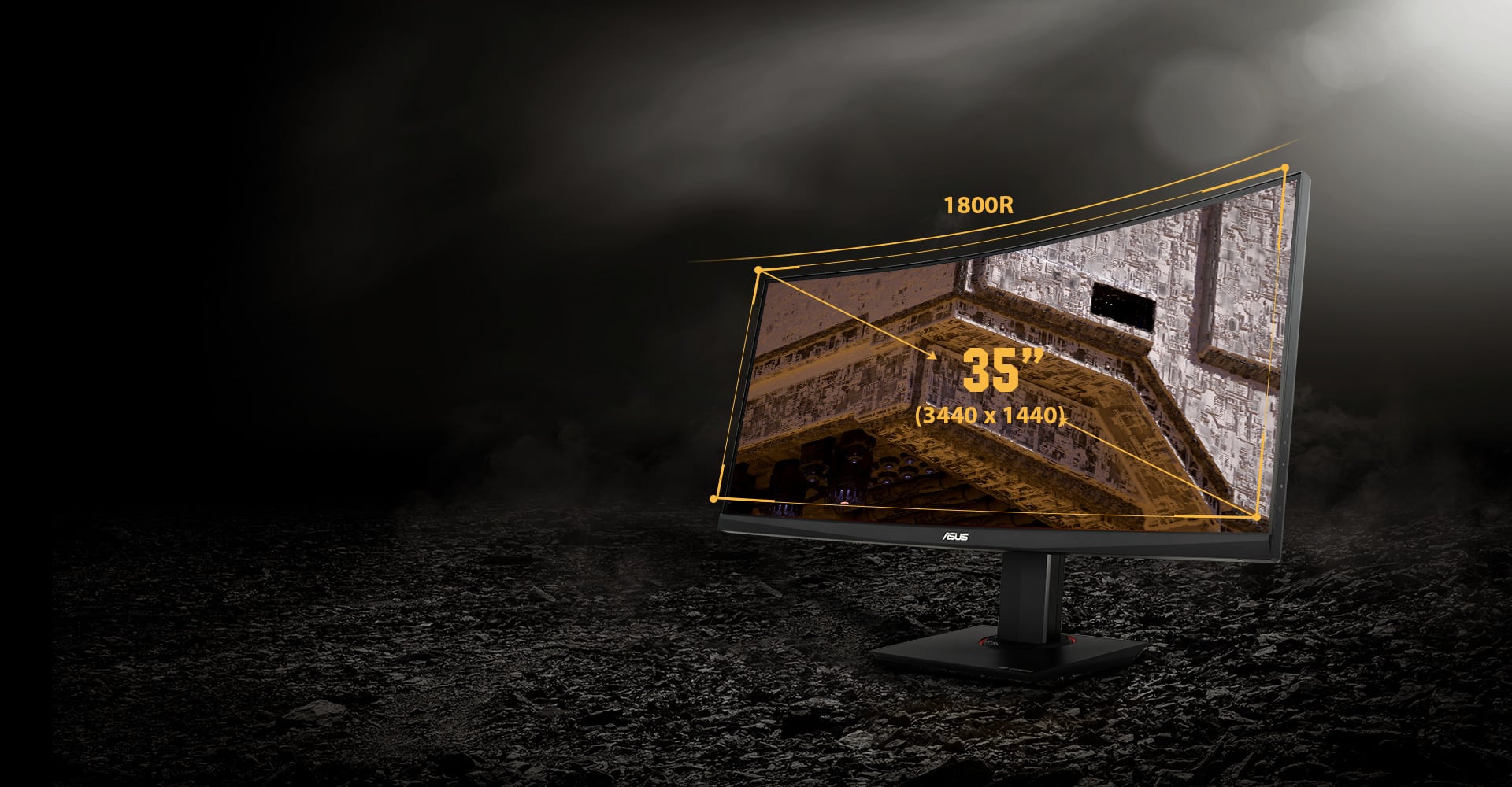 Asus TUF Gaming VG35VQ Cover View