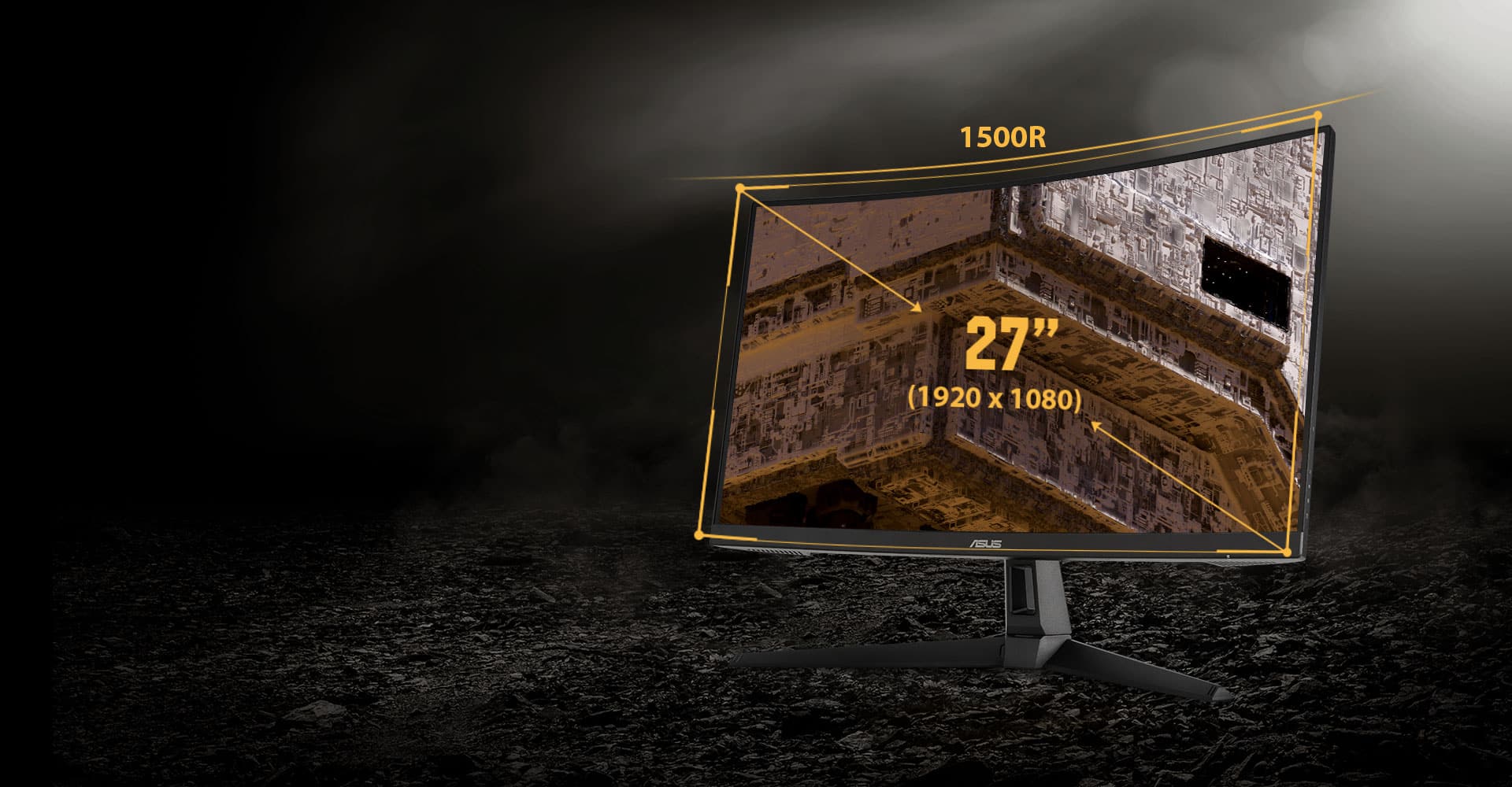 Asus TUF Gaming VG27VH1B Cover View